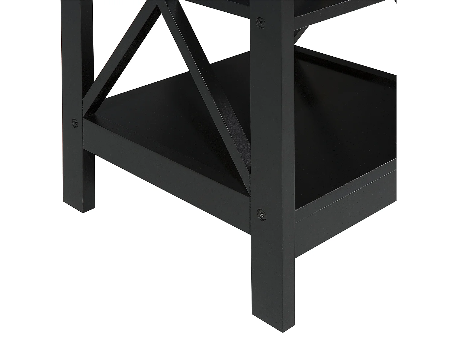 Stolik pomocniczy FOSTER Czarny