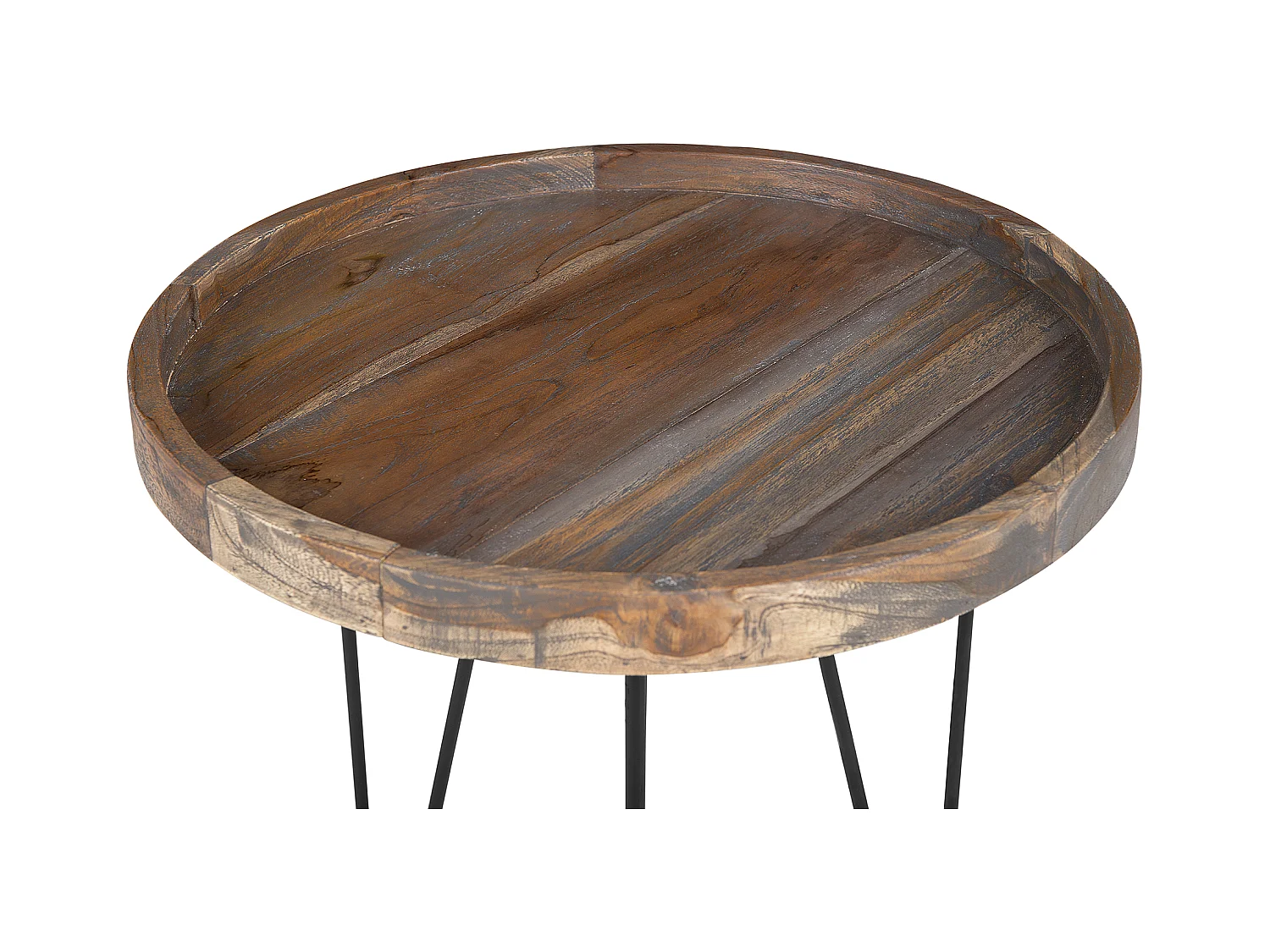 Mesa auxiliar BONDISS Madera Marrón oscuro