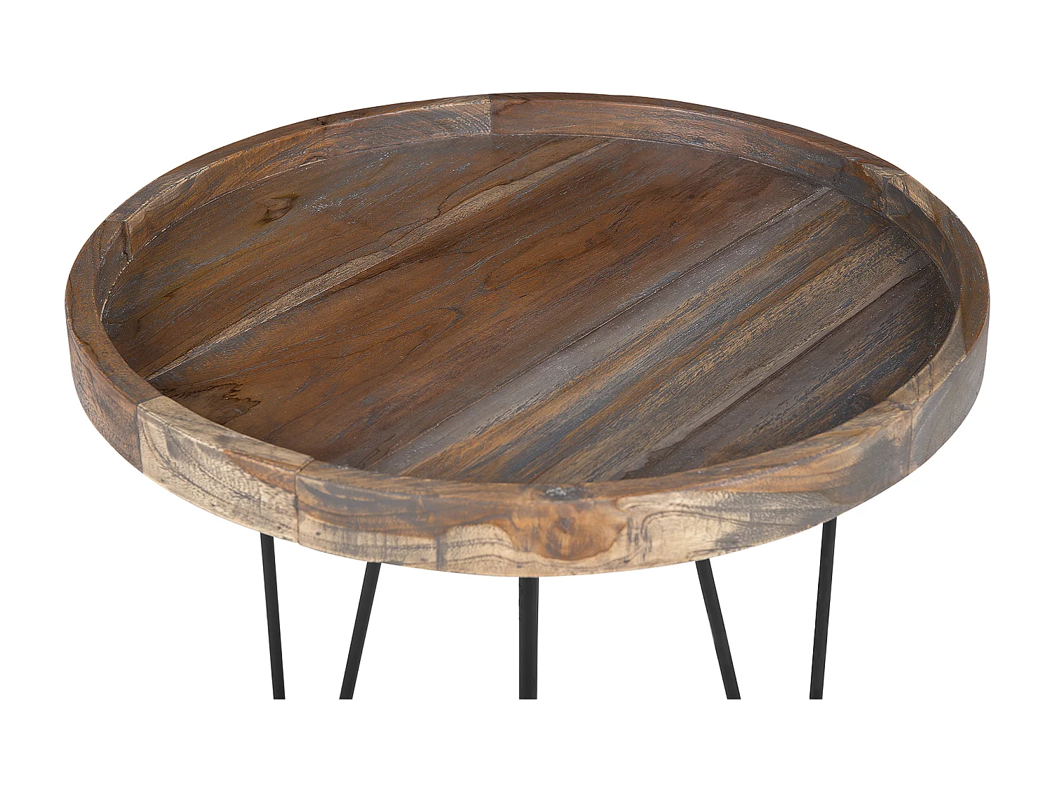 Table d\'appoint BONDISS Bois Marron foncé