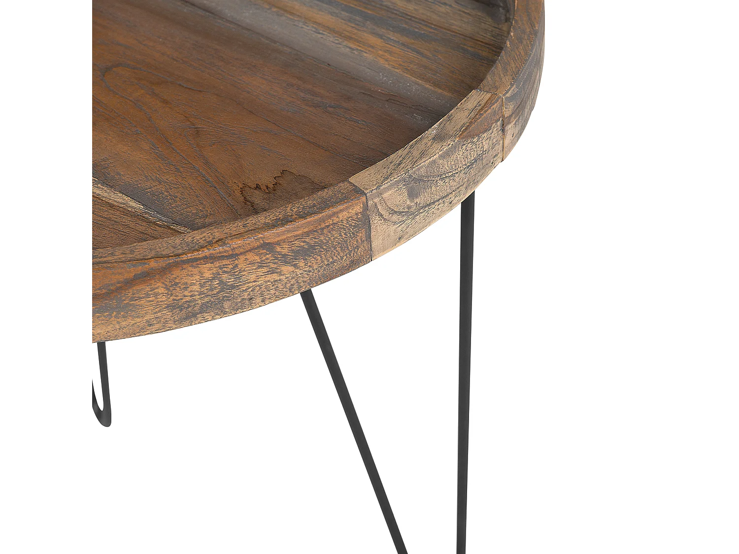 Table d\'appoint BONDISS Bois Marron foncé