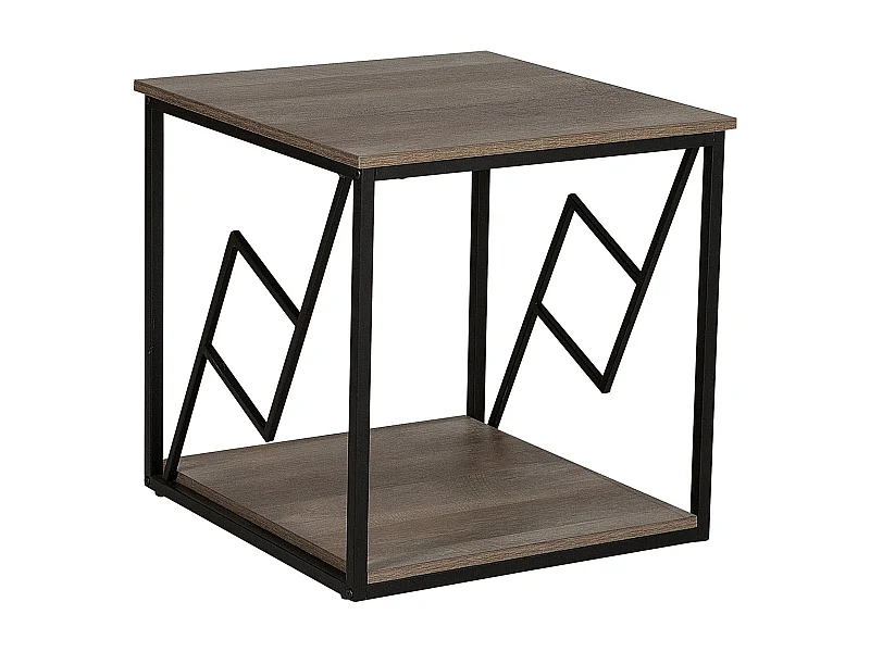 Table d\'appoint FORRES Marron/noir
