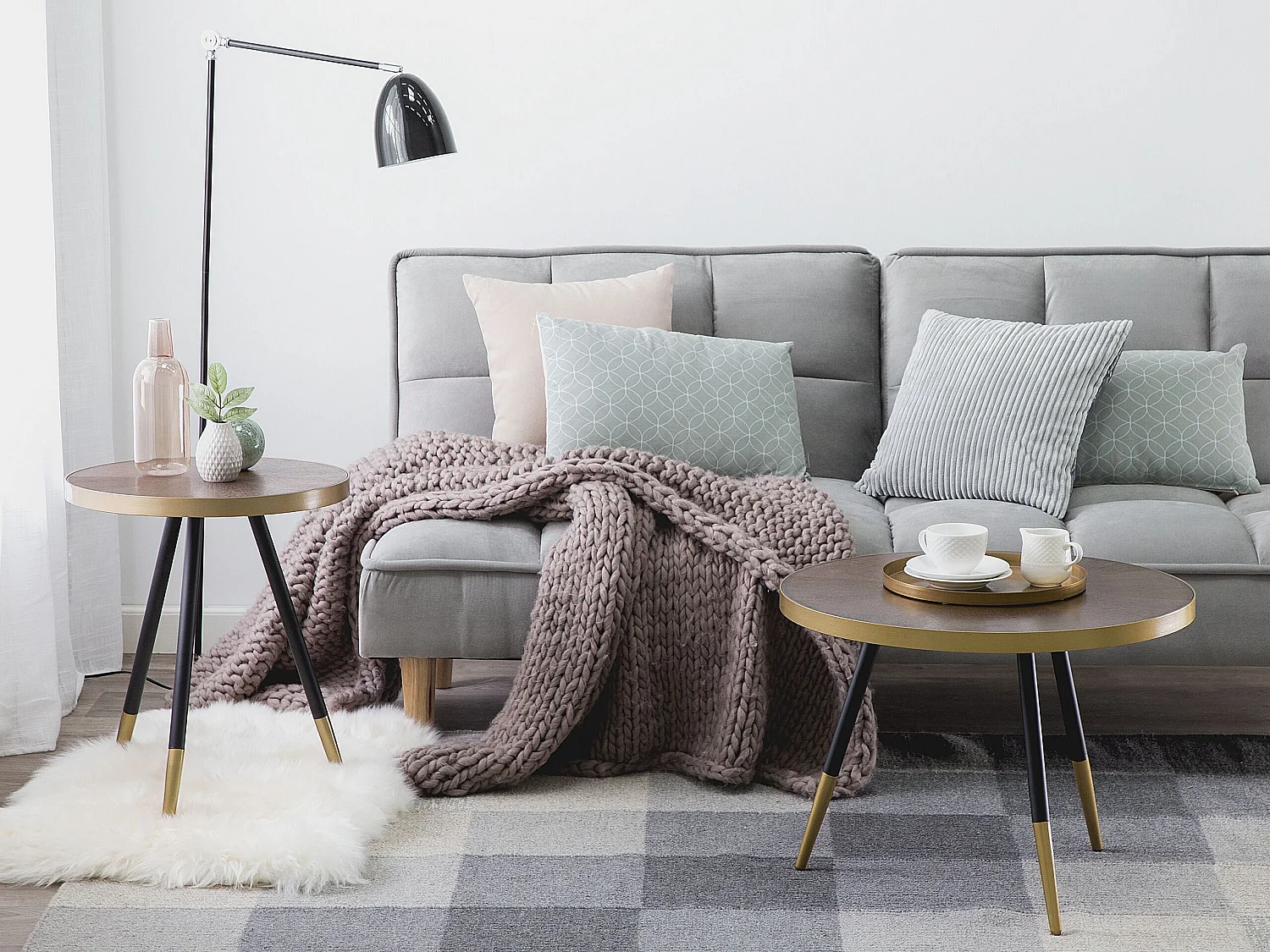 Table d'appoint RAMONA Frêne foncé