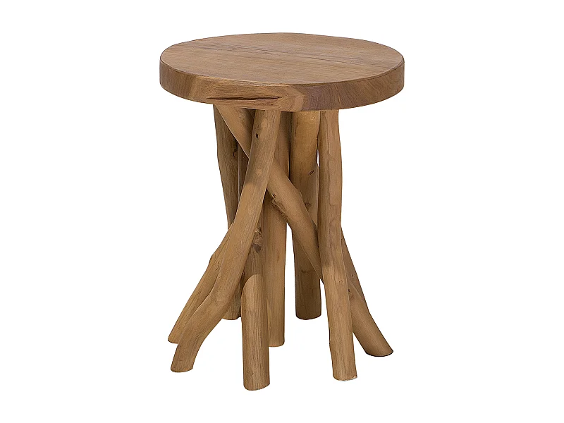 Bijzettafel MERRITT Teakhout Bruin