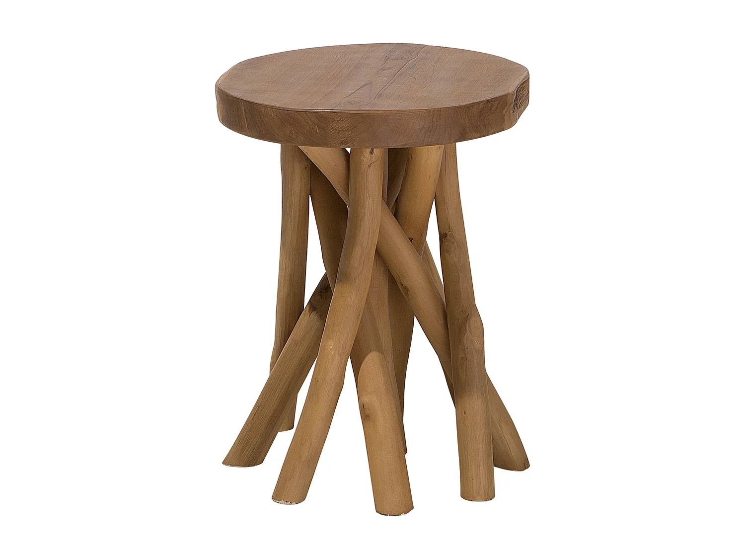 Bijzettafel MERRITT Teakhout Bruin