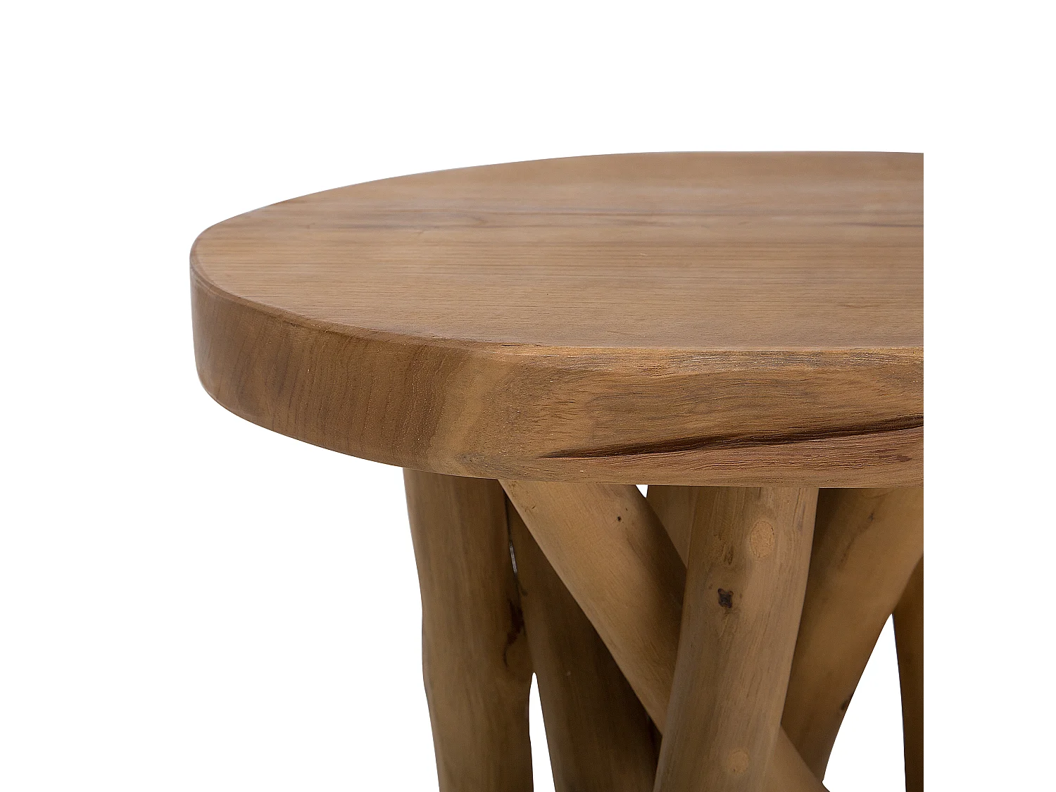 Bijzettafel MERRITT Teakhout Bruin