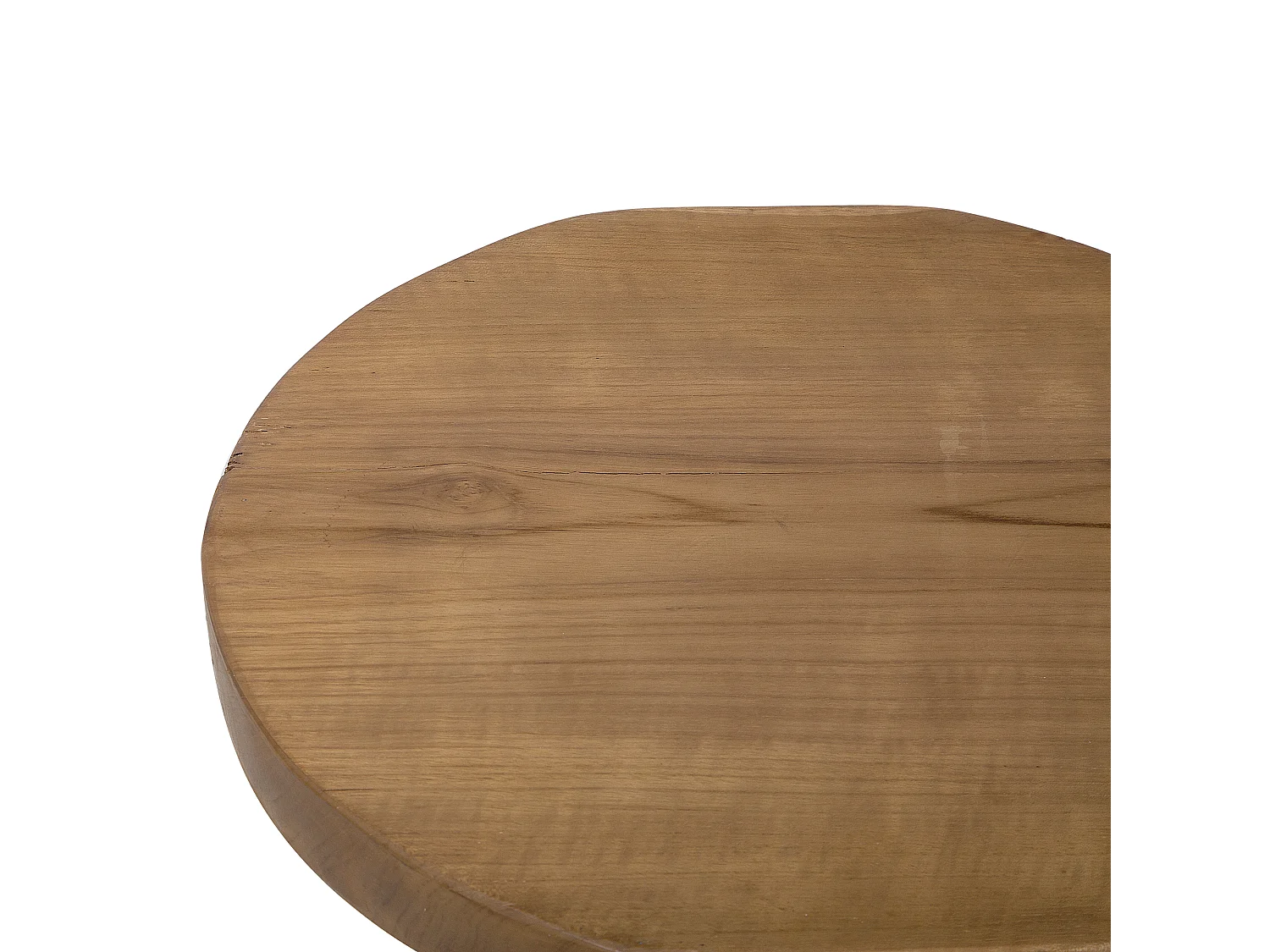 Stolik pomocniczy MERRITT Drewno tekowe Brązowy