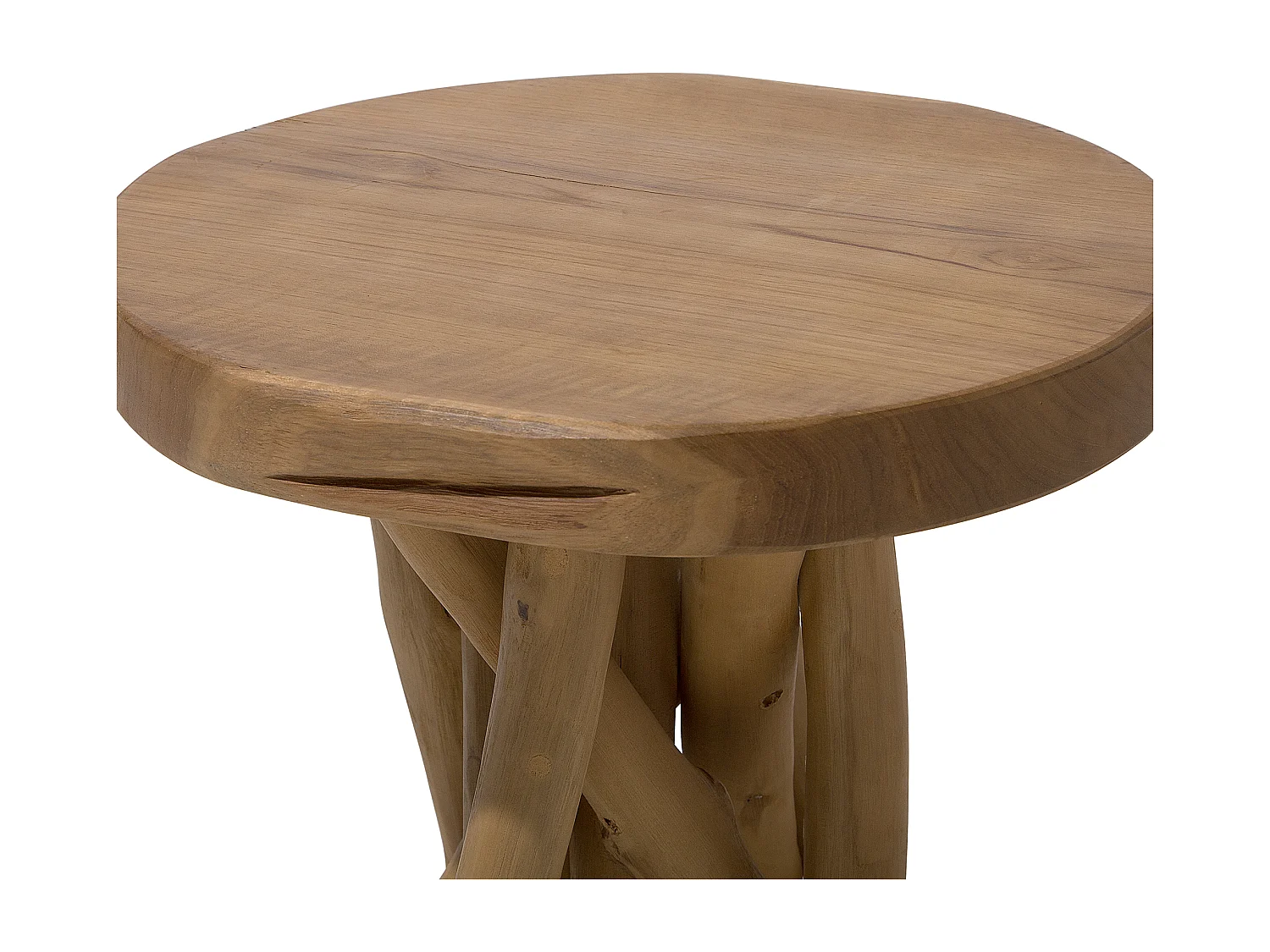 Bijzettafel MERRITT Teakhout Bruin