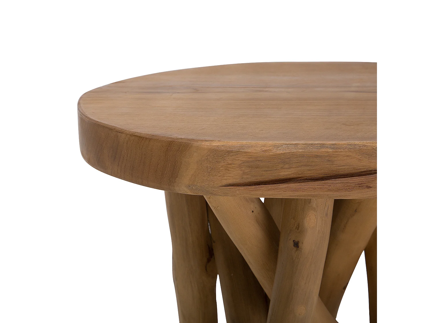 Bijzettafel MERRITT Teakhout Bruin