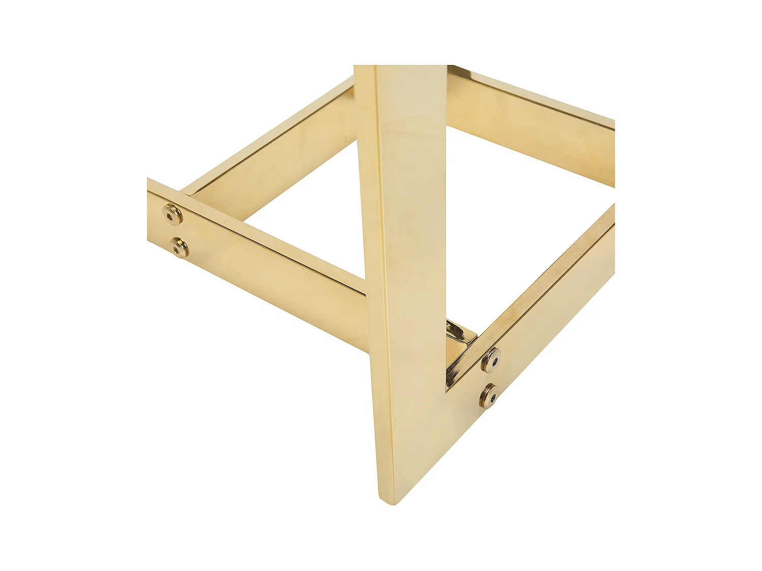 Beistelltisch CRYSTAL Sicherheitsglas Gold