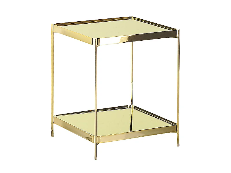 Table d'appoint ALSEA Verre de sécurité Doré
