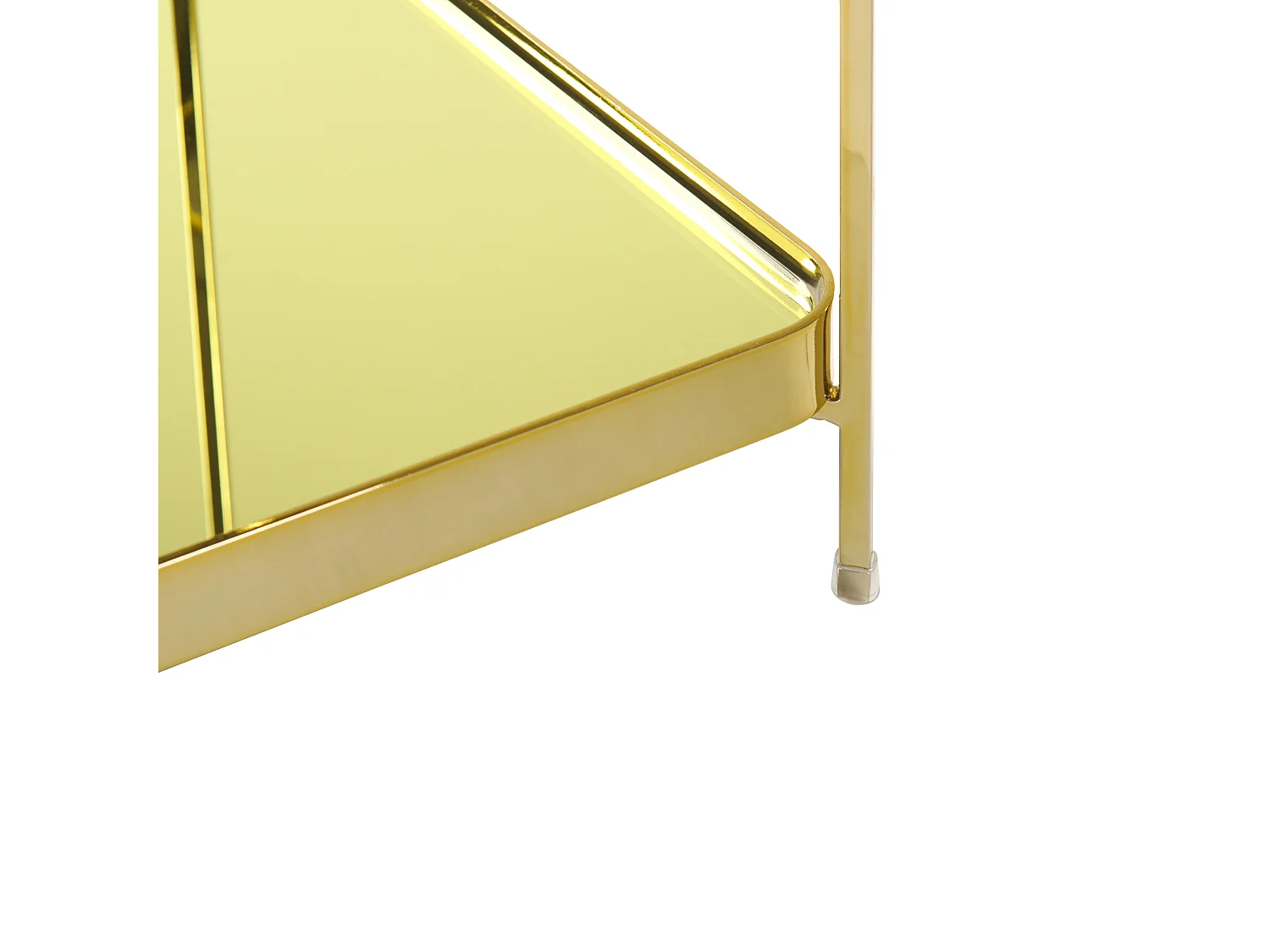 Mesa de apoio ALSEA Vidro de segurança (temperado) Dourado