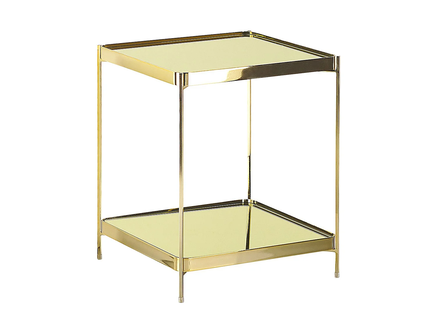 Bijzettafel ALSEA Veiligheidsglas Goud