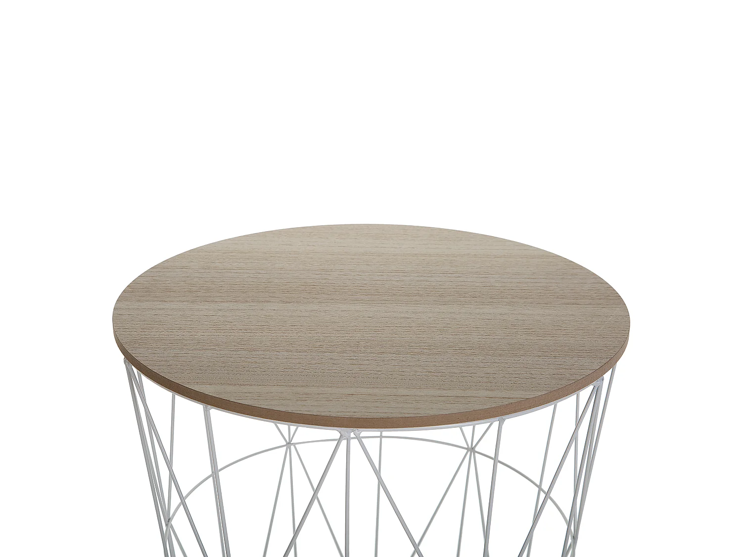 Table basse LANARK Blanc avec rangement