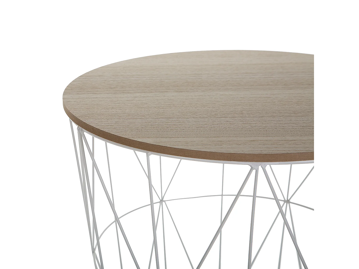 Table basse LANARK Blanc avec rangement