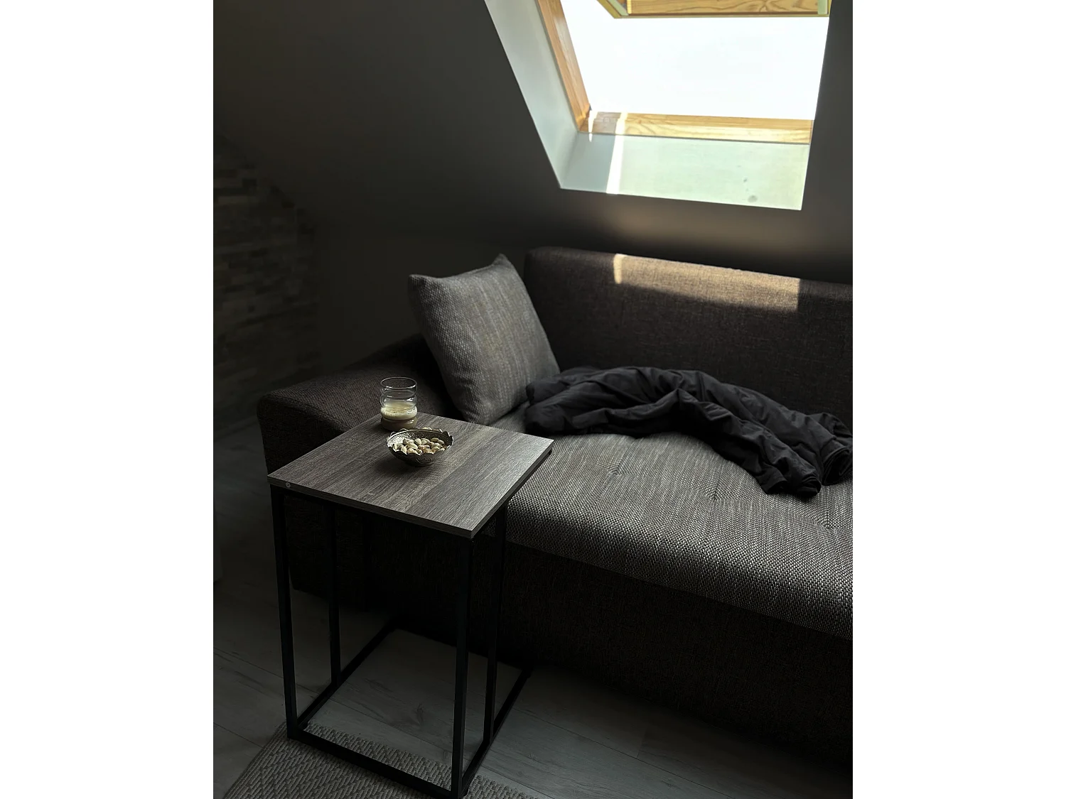 Bijzettafel TROY Taupe