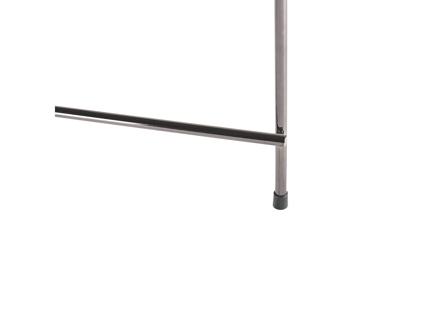 Mesa auxiliar LUCEA Vidrio templado Plateado