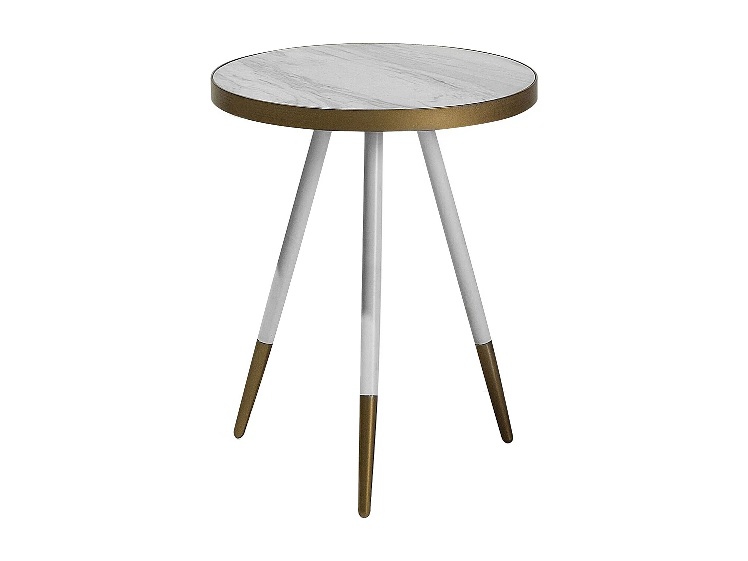 Table d\'appoint RAMONA Marbre blanc
