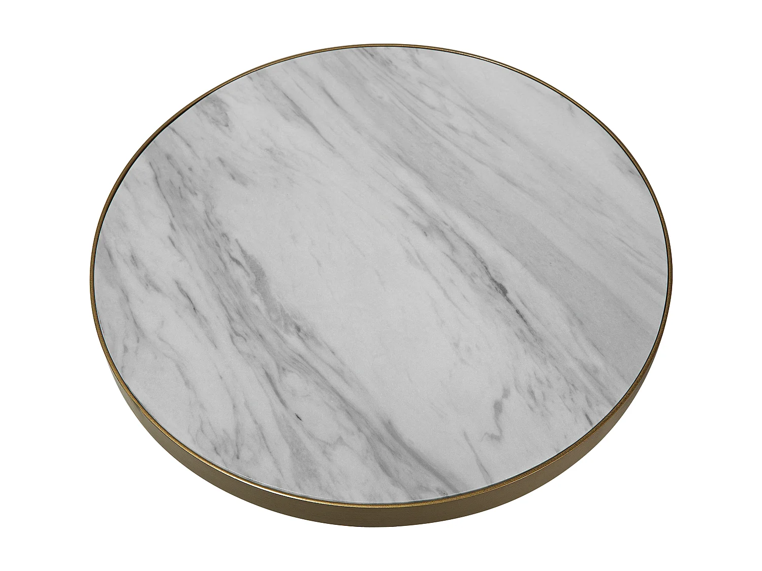 Table d'appoint RAMONA Marbre blanc