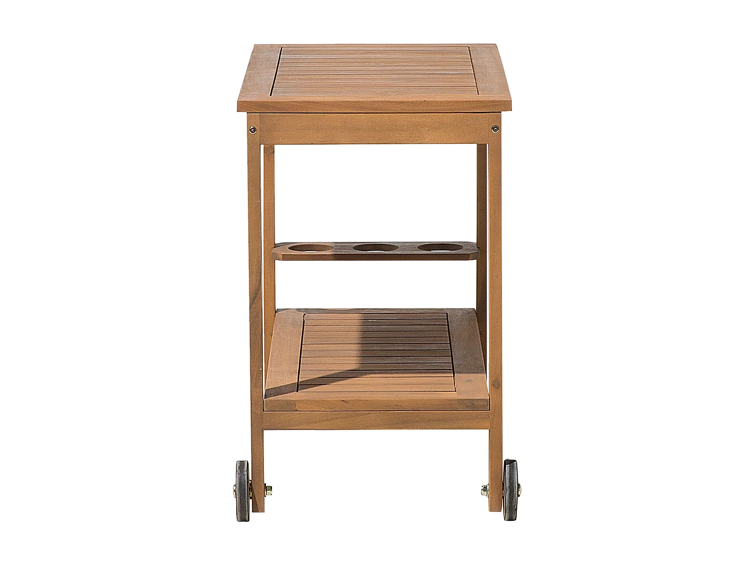 Tuin drankentrolley SASSARI Acaciahout Bruin