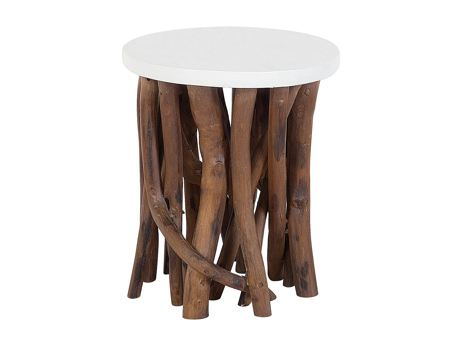 Table d'appoint HOUMA Blanc