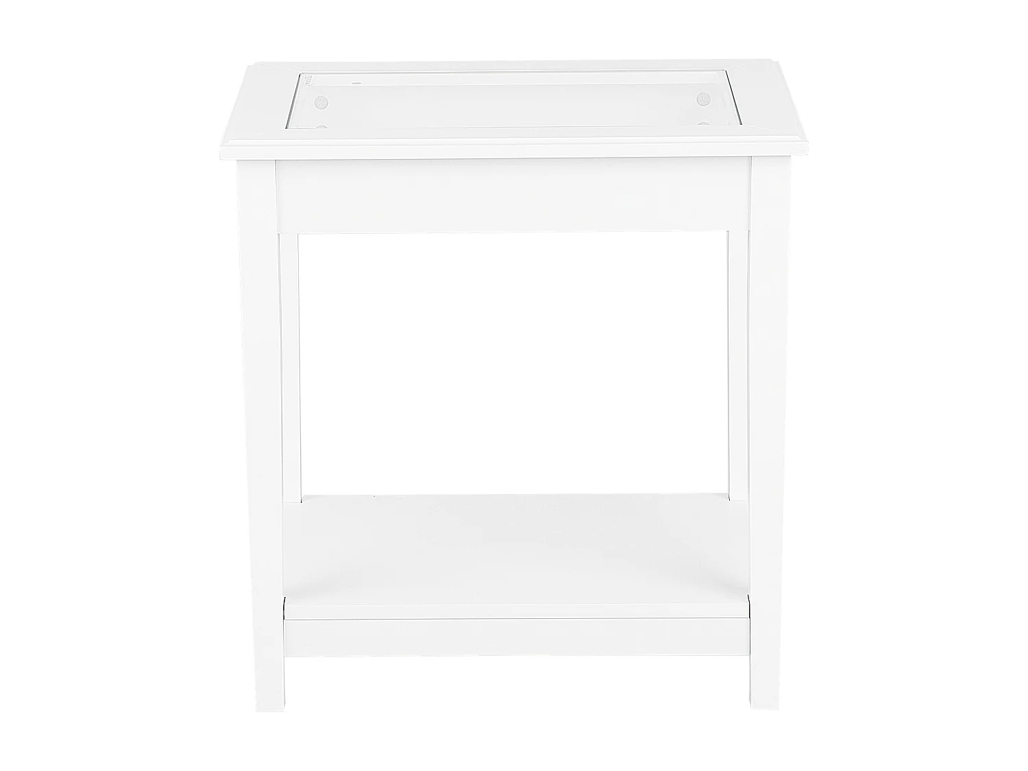 Table de chevet Table d'appoint ATTU Blanc