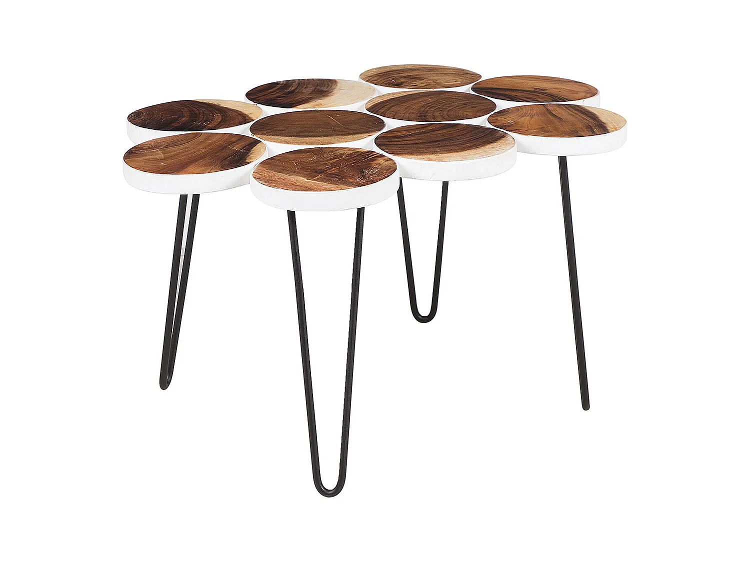 Bijzettafel TIJUANA Hout Bruin