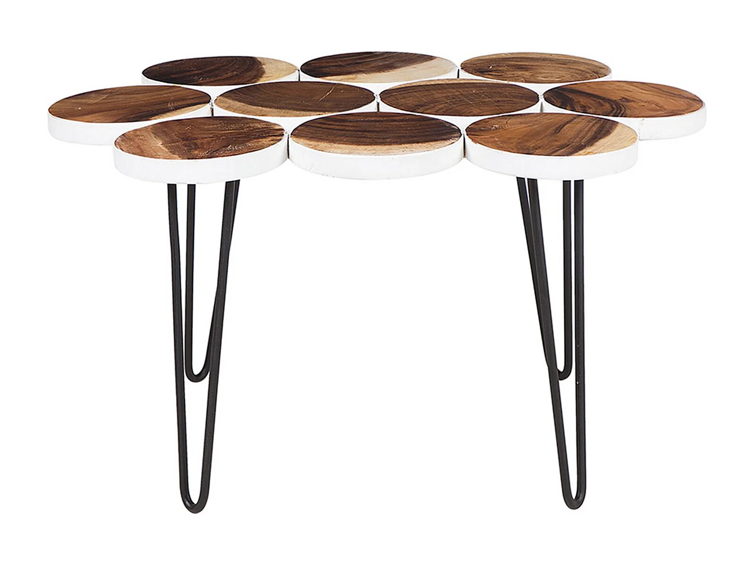 Table d'appoint TIJUANA Bois Marron