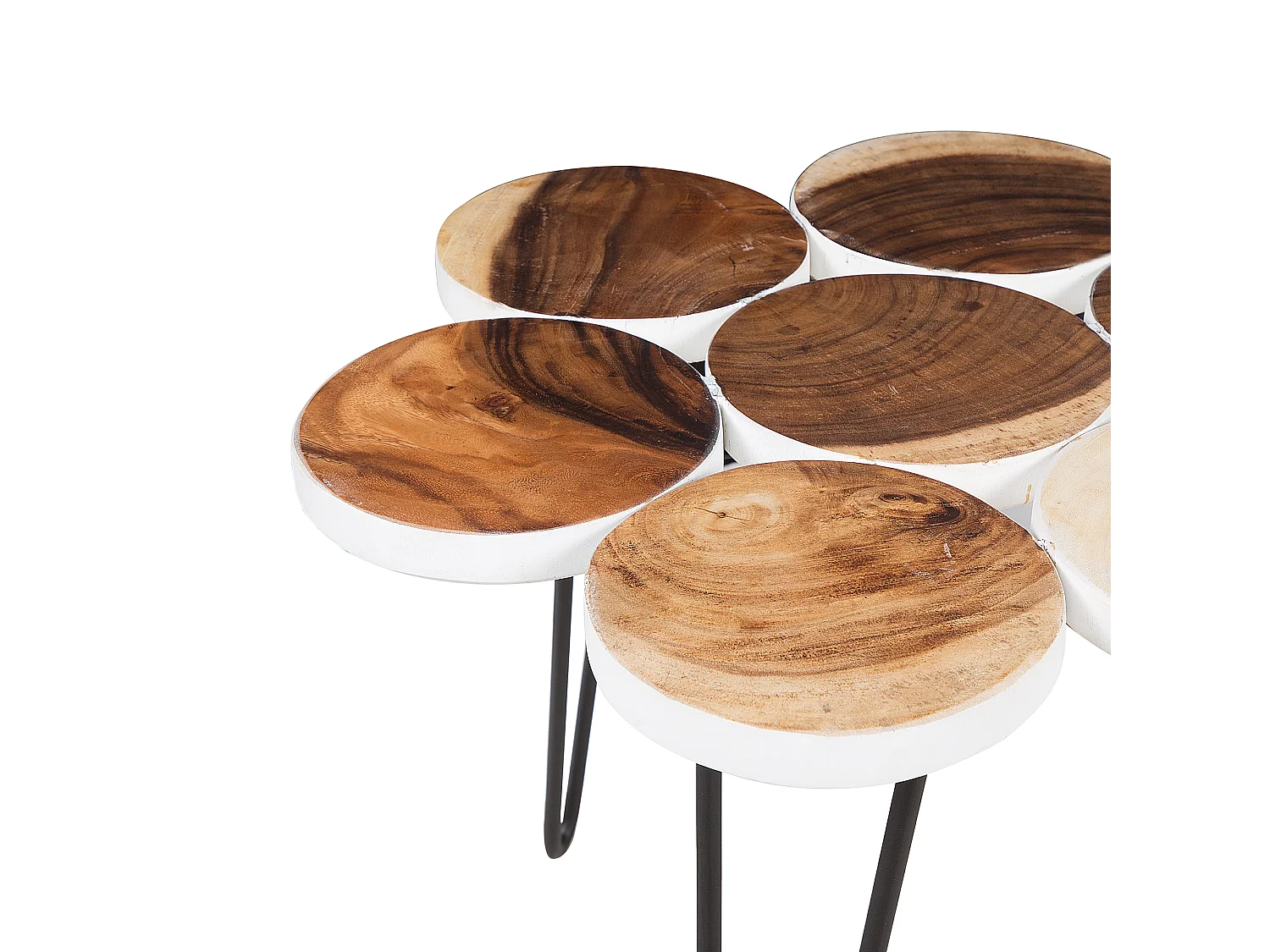 Bijzettafel TIJUANA Hout Bruin