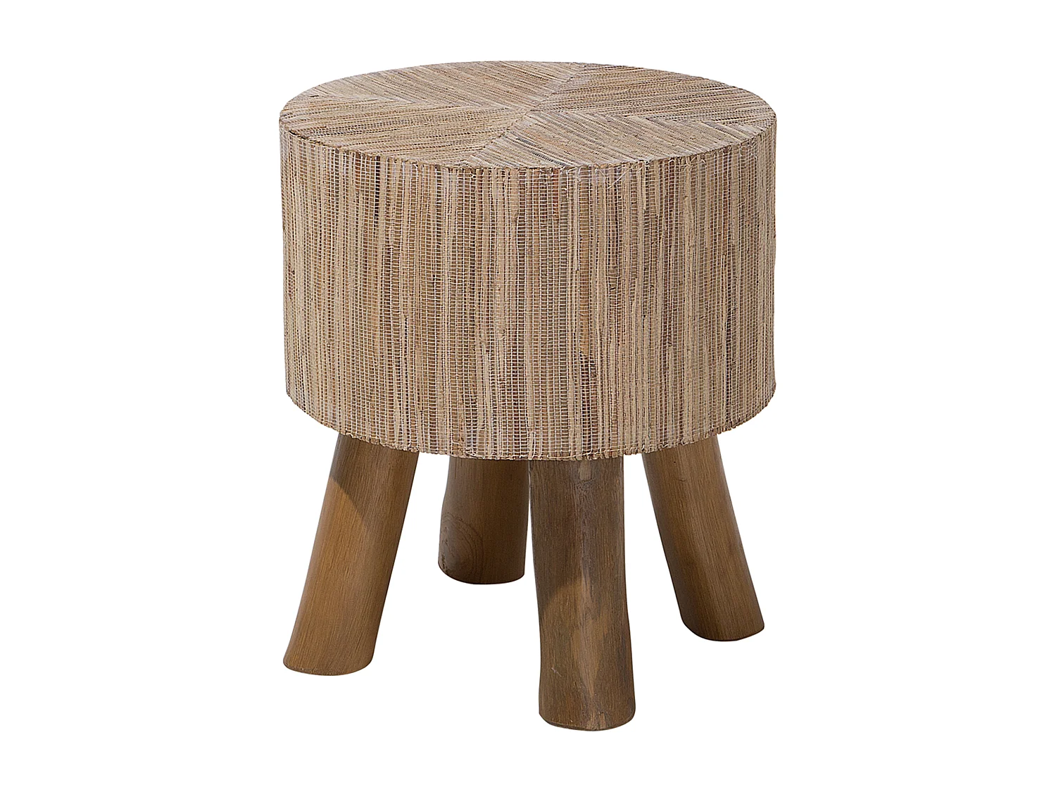 Mesa de apoio TULITA Madeira de teca Castanho claro