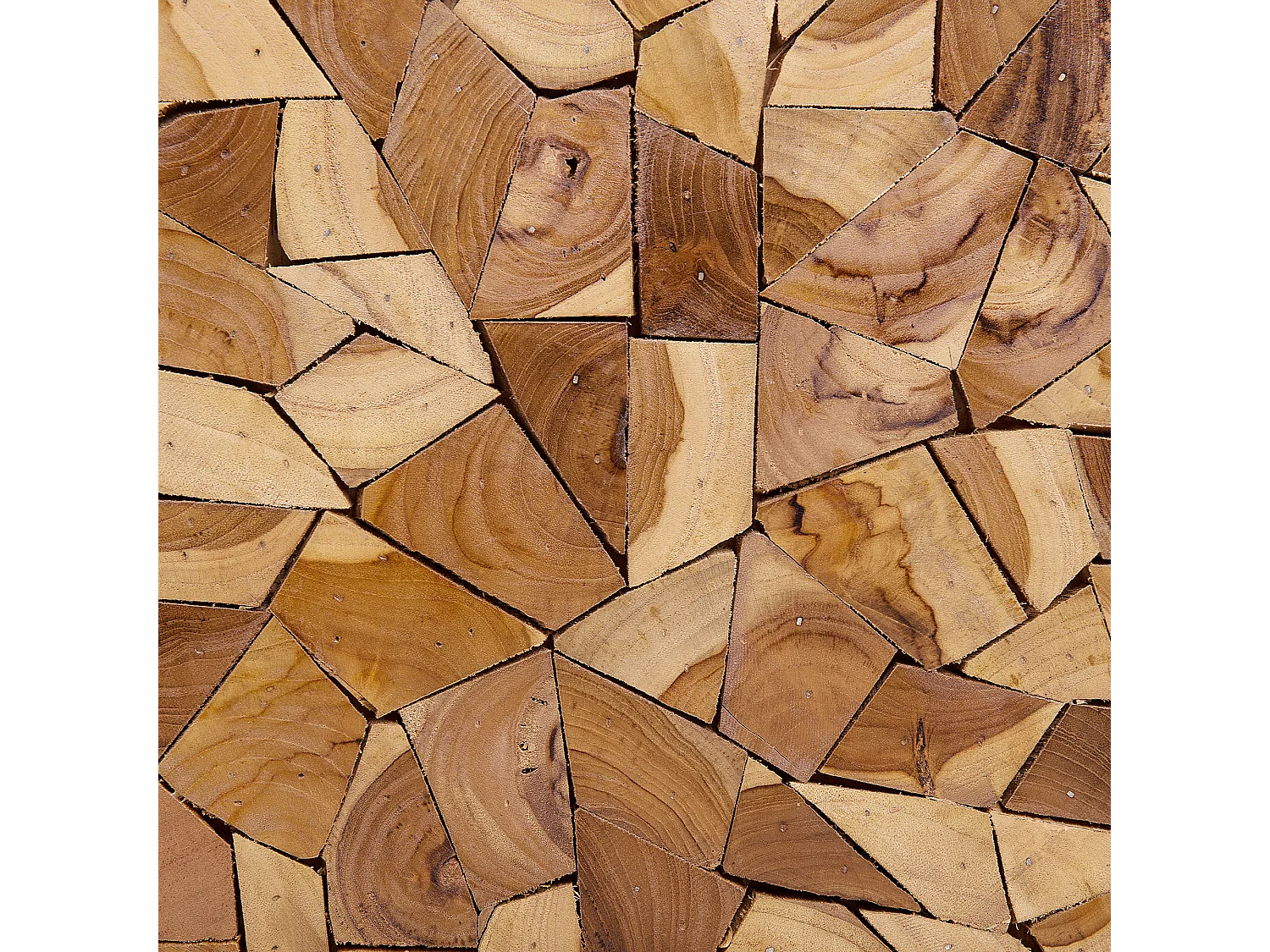 Table d'appoint THORSBY Teck Marron