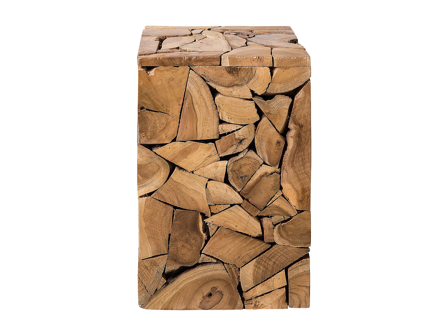 Table d'appoint NELSON Teck Marron