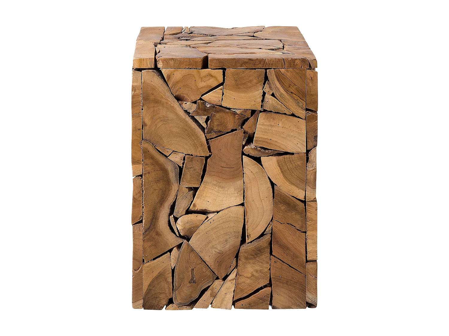 Table d'appoint NELSON Teck Marron