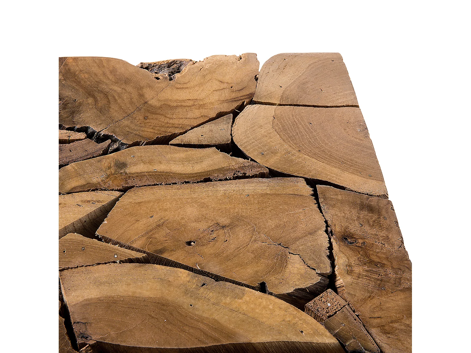 Table d'appoint NELSON Teck Marron