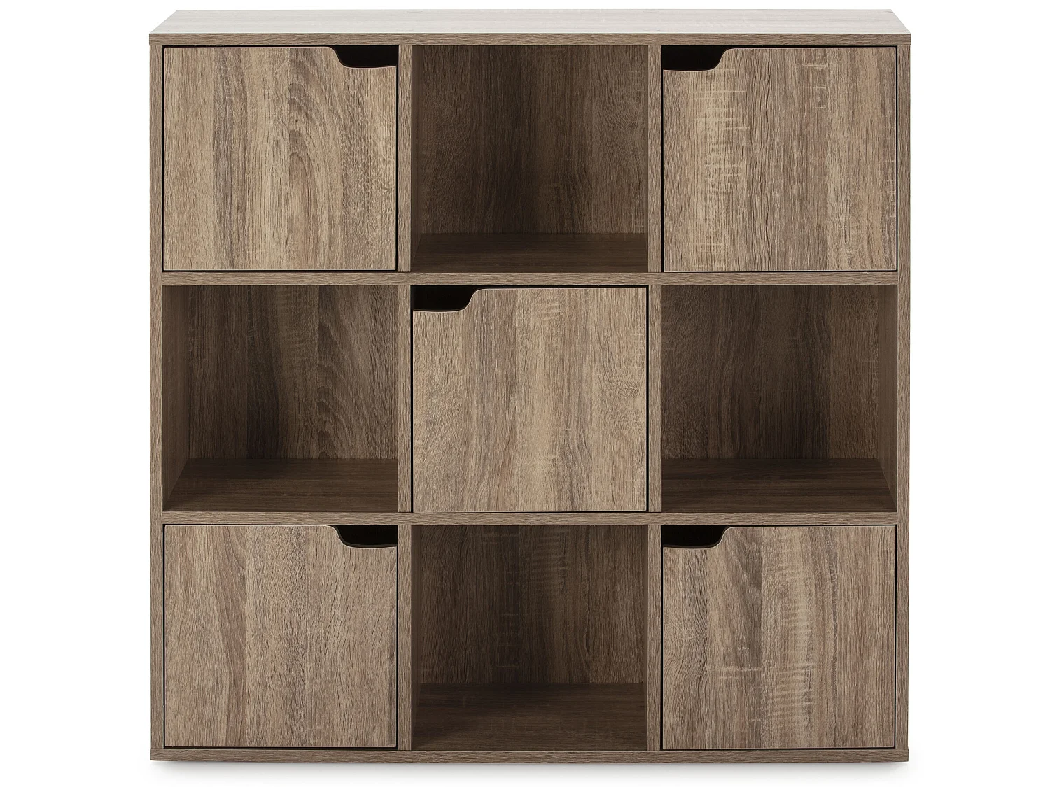 Wandregal Martin, Farbe Eiche 5 Türen