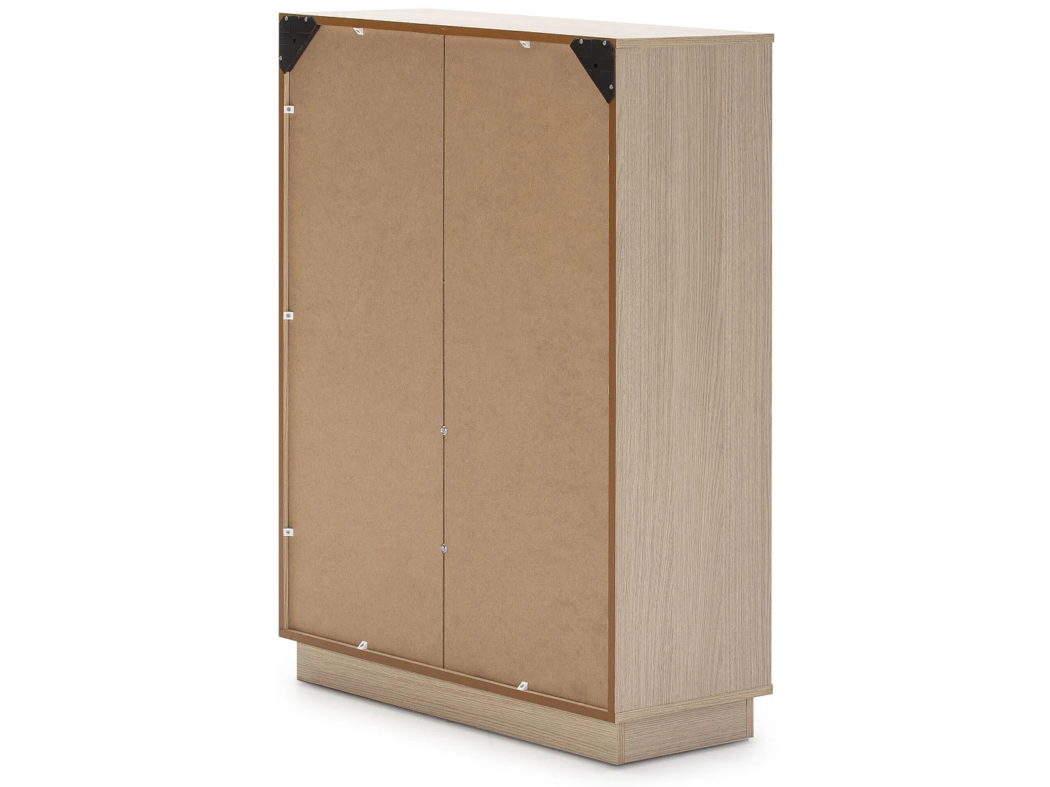 Boekenkast Vigo 110x80 cm, kantoorkast, eiken en grijs.