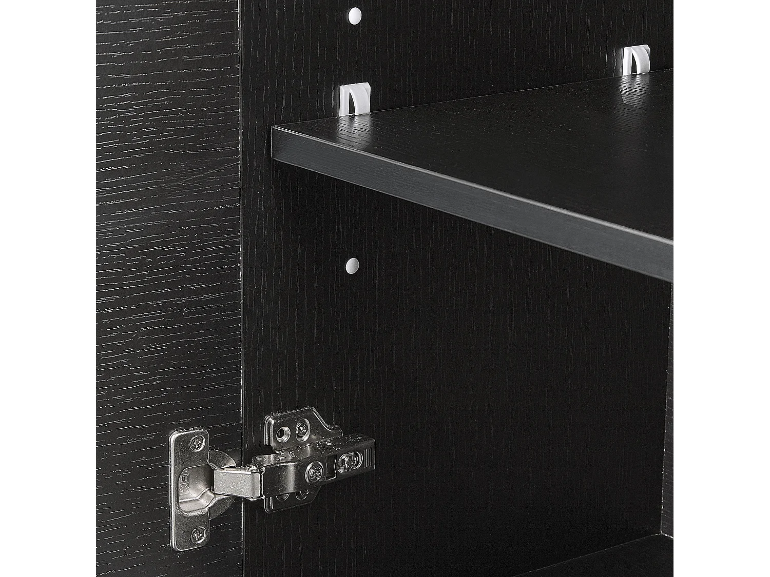 Moderner Hängeschrank in Schwarz aus MDF Mataro