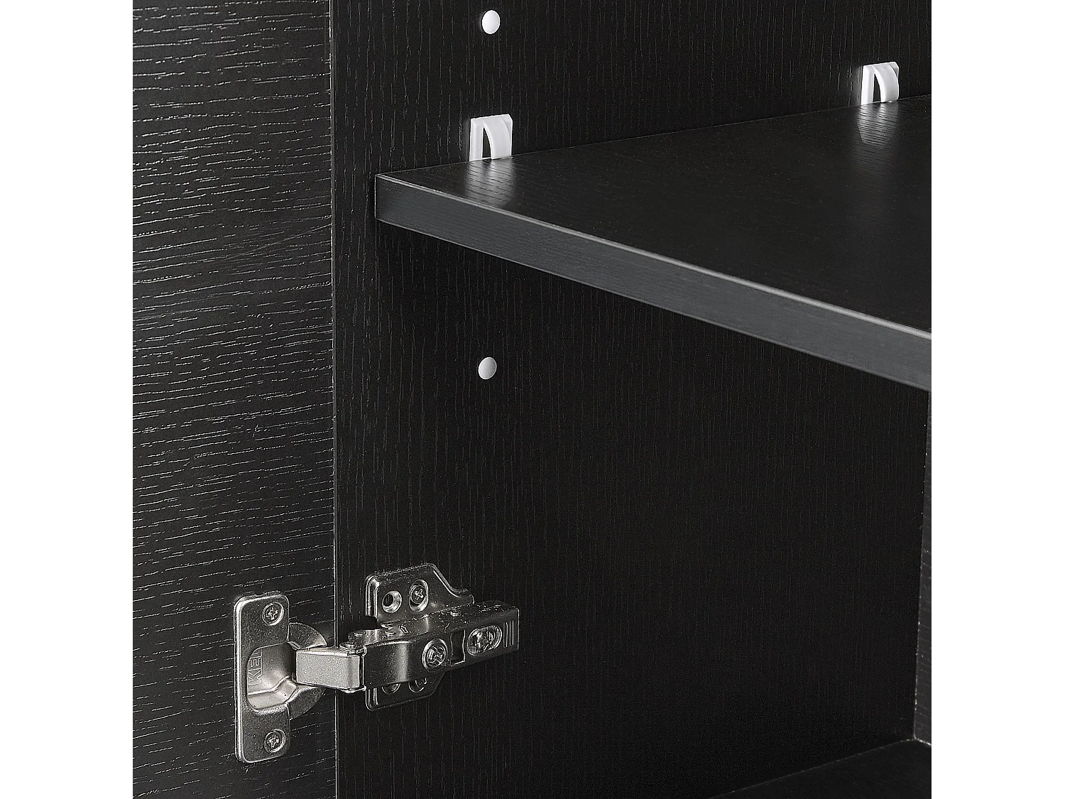 Hangende badkamerkast BILBAO 40 cm Zwart