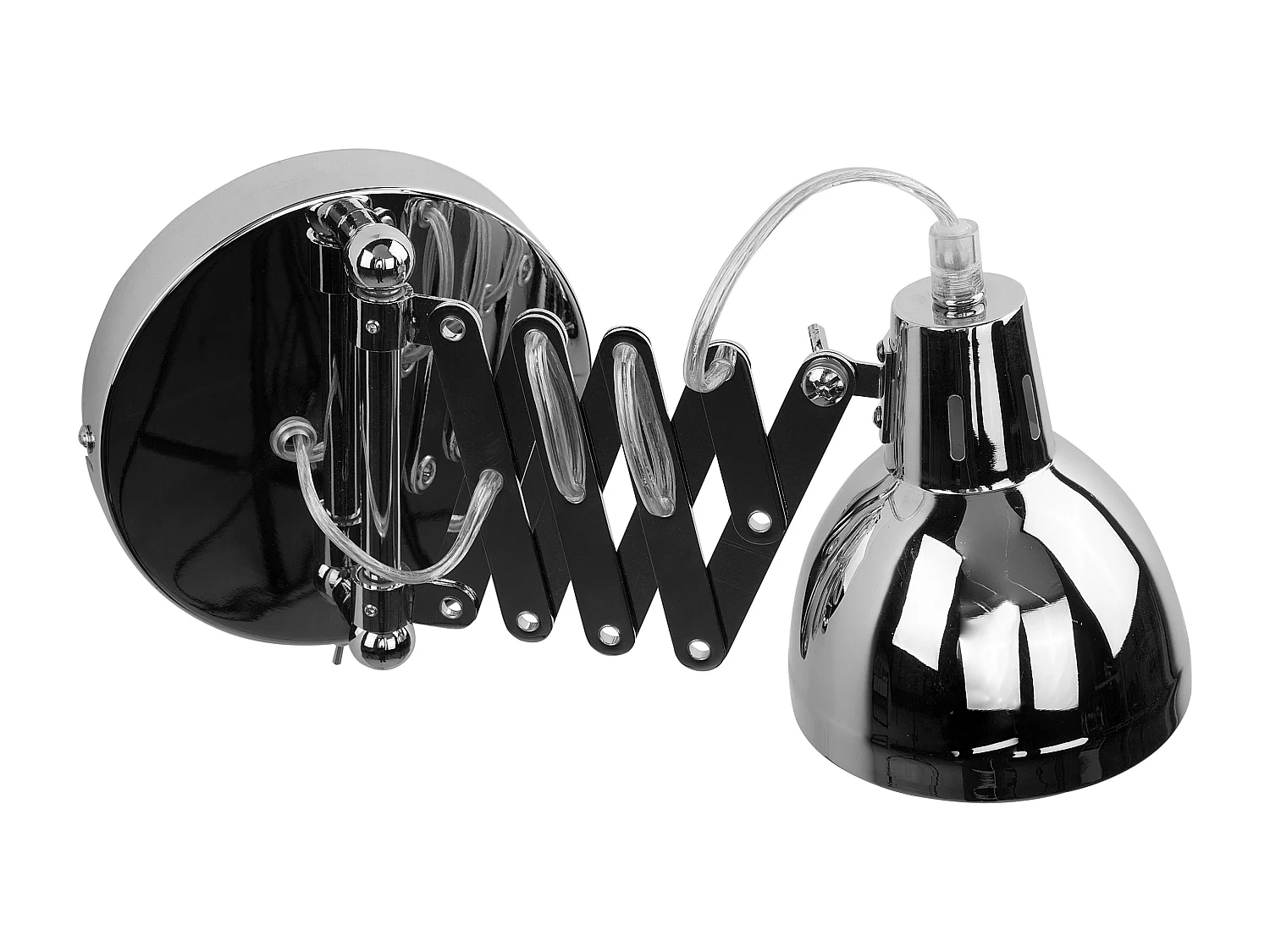 Lampe murale HARRINGTON Réglable Métal Argenté