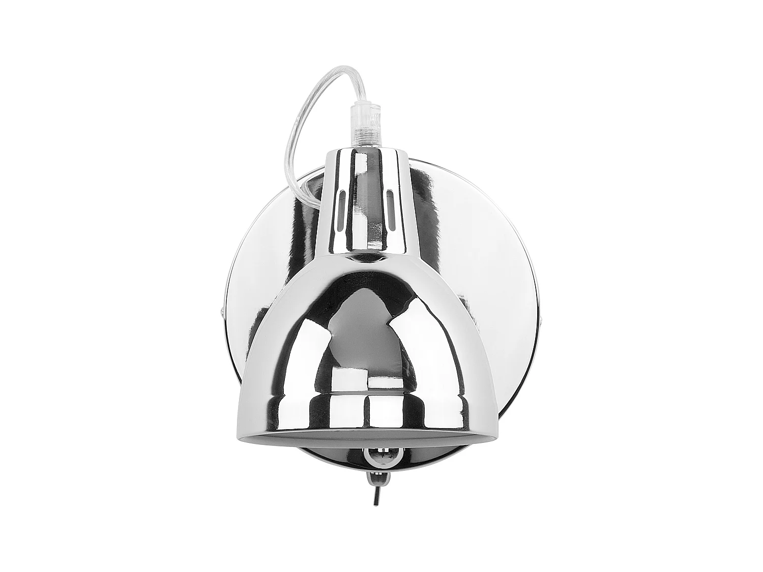 Moderne Wandleuchte in Silber mit flexiblem Arm Harrington