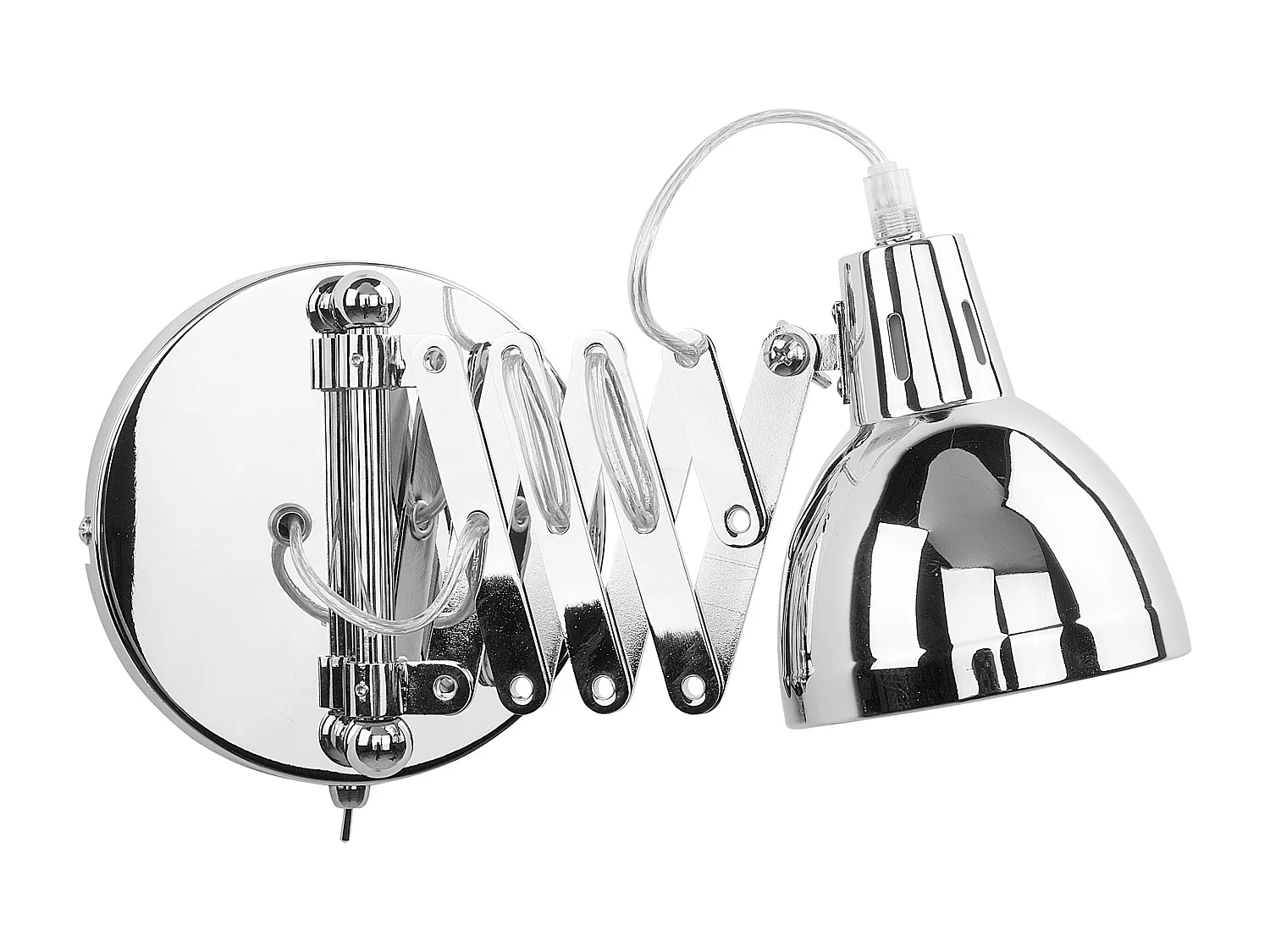 Lampe murale HARRINGTON Réglable Métal Argenté