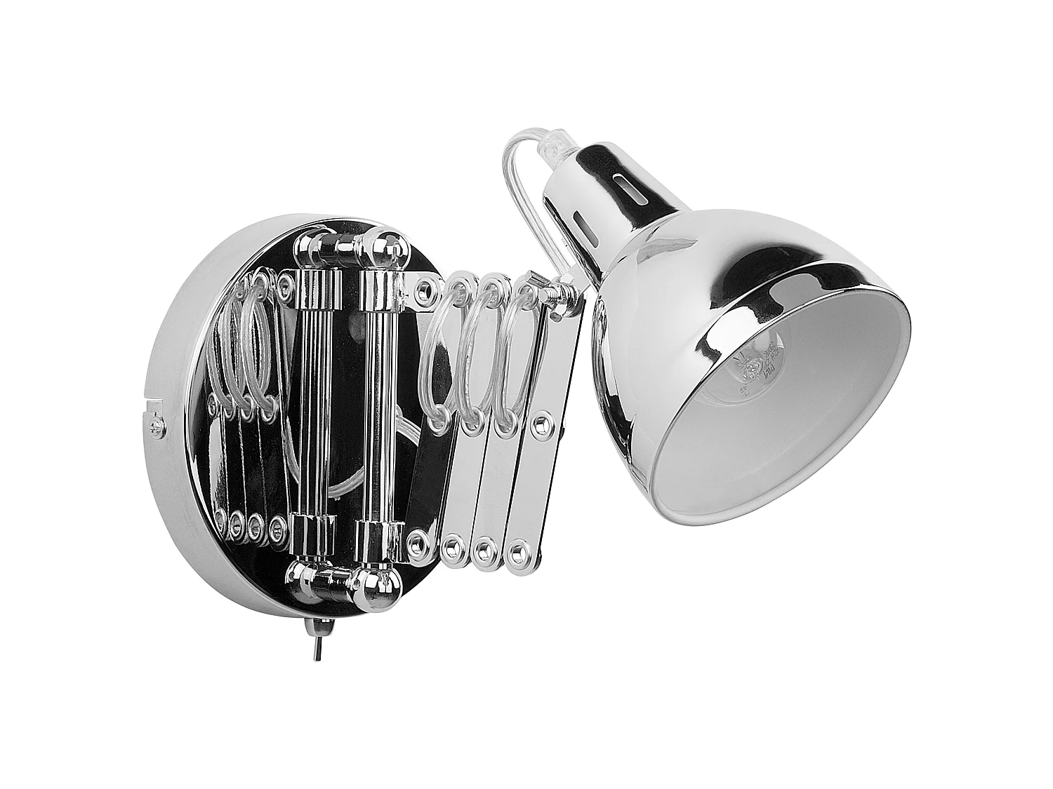 Lampe murale HARRINGTON Réglable Métal Argenté