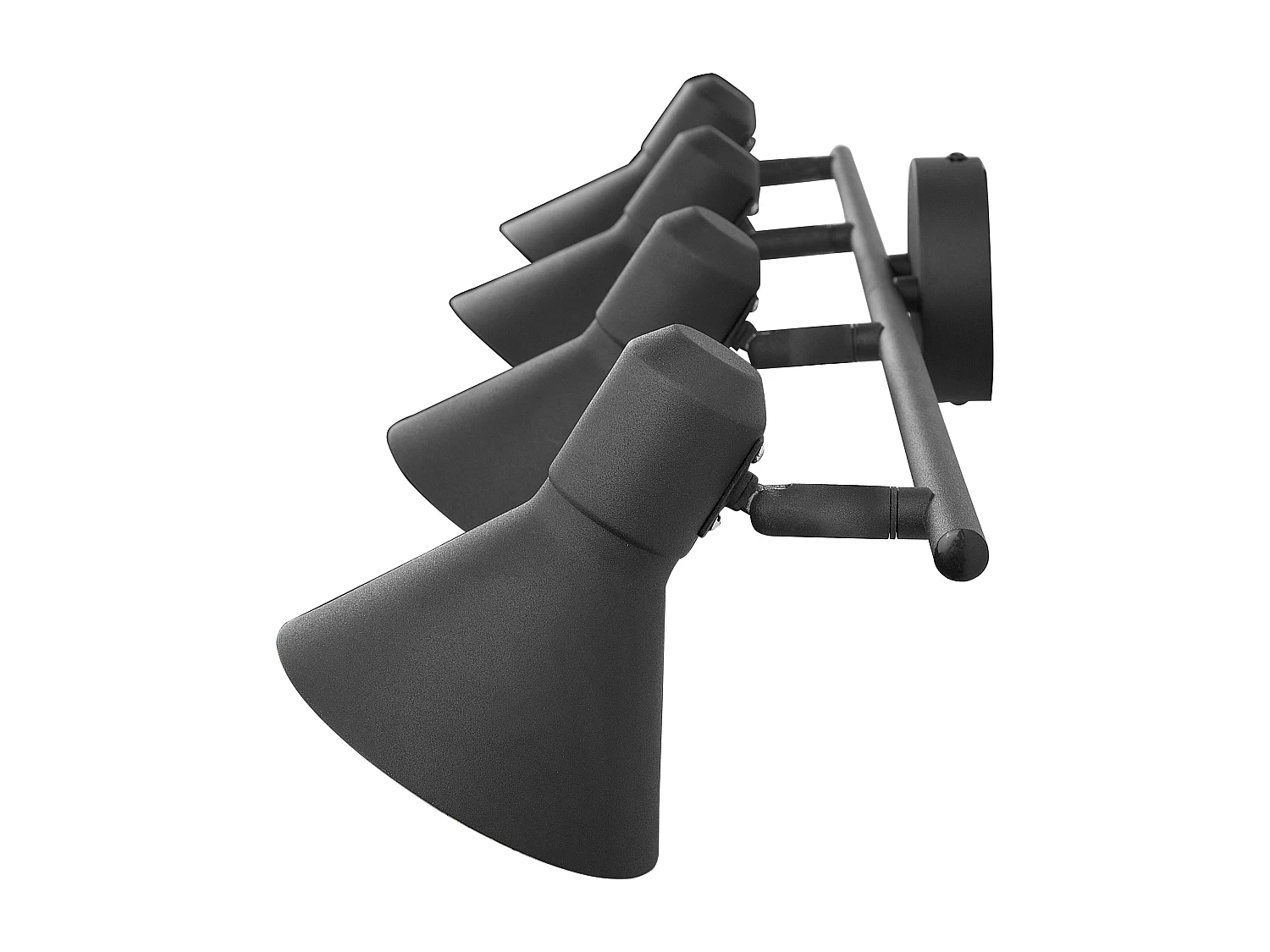 Lampe murale noire et dorée MERSEY IV