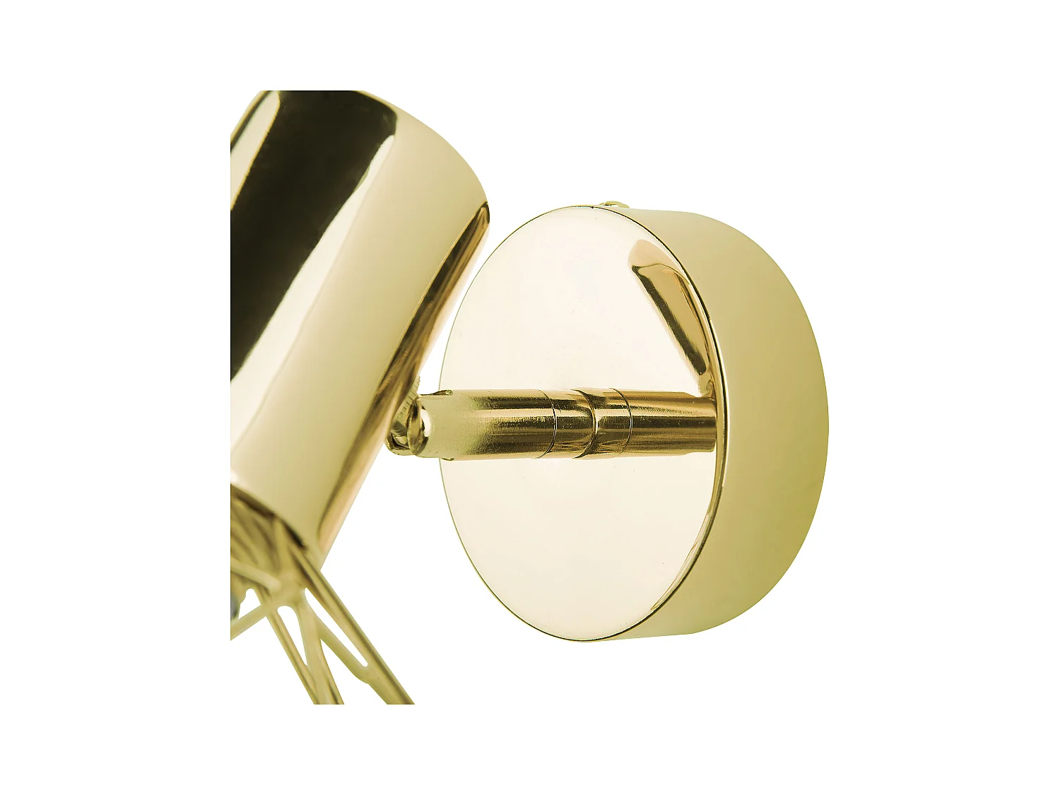 Conjunto de 2 lámparas de foco CHENAB ajustable Metal Dorado