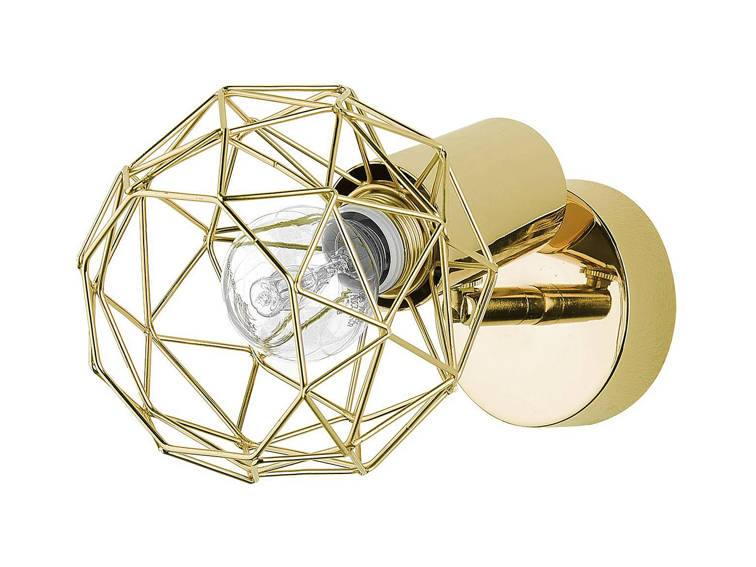 Moderne und stilvolle Wandlampe gold 2er Set Chenab