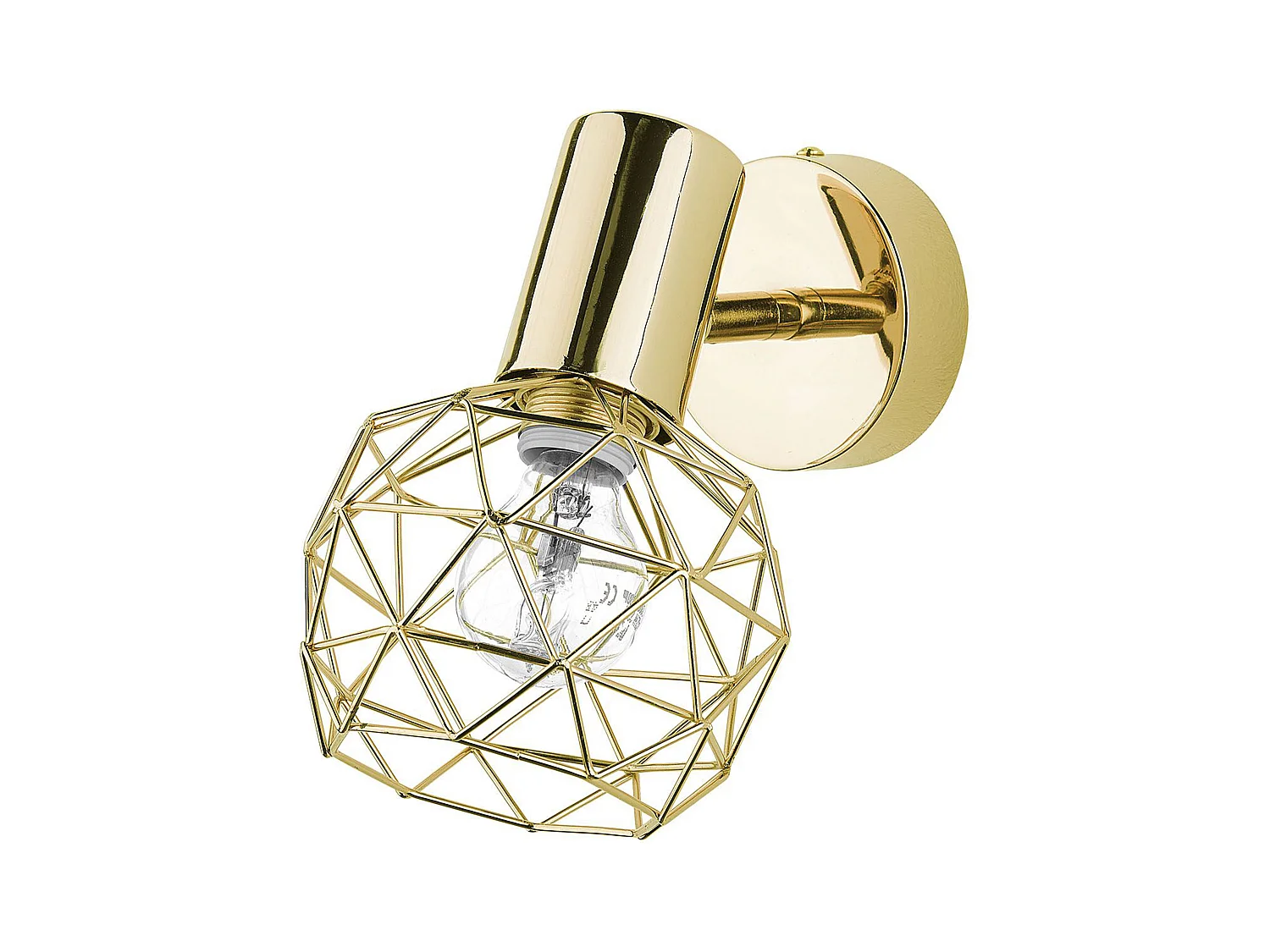 Moderne und stilvolle Wandlampe gold 2er Set Chenab