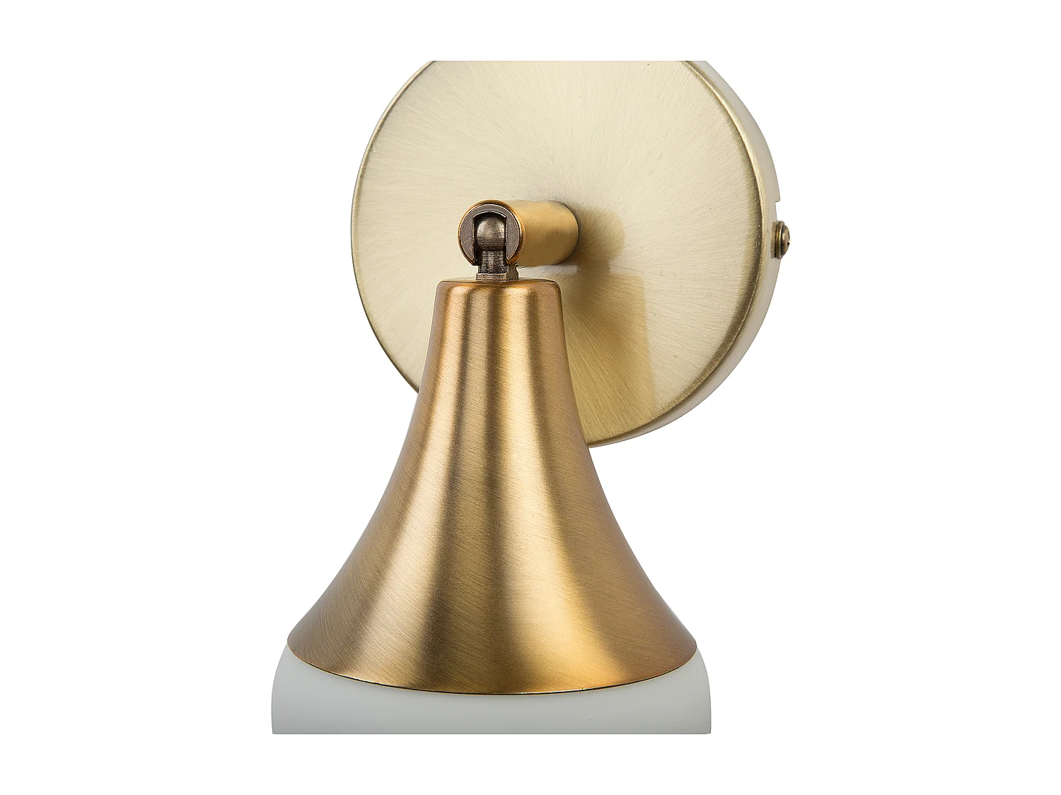 Wandlampe Stahl gold 2er Set industrial Wandleuchte Antler