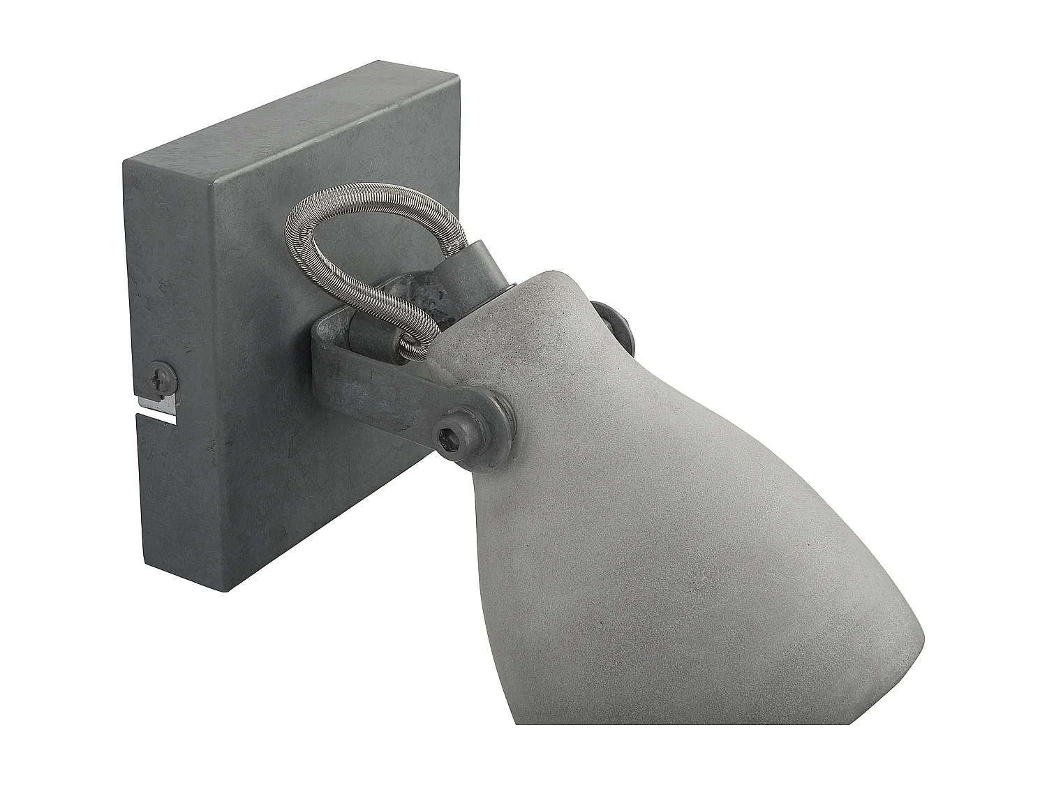 Lot de 2 spots MISTAGO Réglable Béton Gris