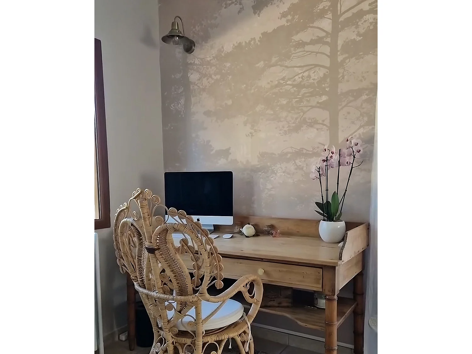 Lampe murale LUZA Métal Argenté