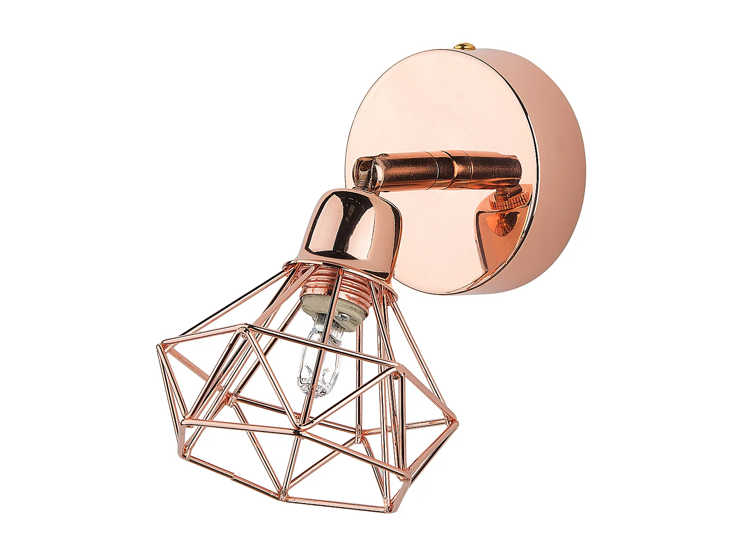 Set van 2 spotlampen ERMA Verstelbaar Metaal Koper