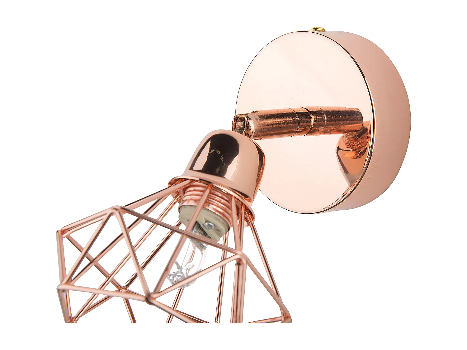 Set van 2 spotlampen ERMA Verstelbaar Metaal Koper